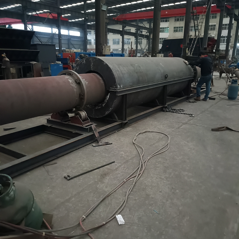 AC380V Güç ve 2 - 3rpm Dönme Hızı ile 150 - 200kg / H Döner Yatay Fırın