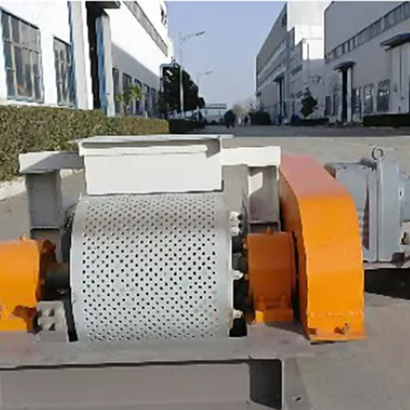 LECA Peletlenmiş Üretim Hattı İçin Çift Haddeleme Makinesi Döner Fırın 30mm