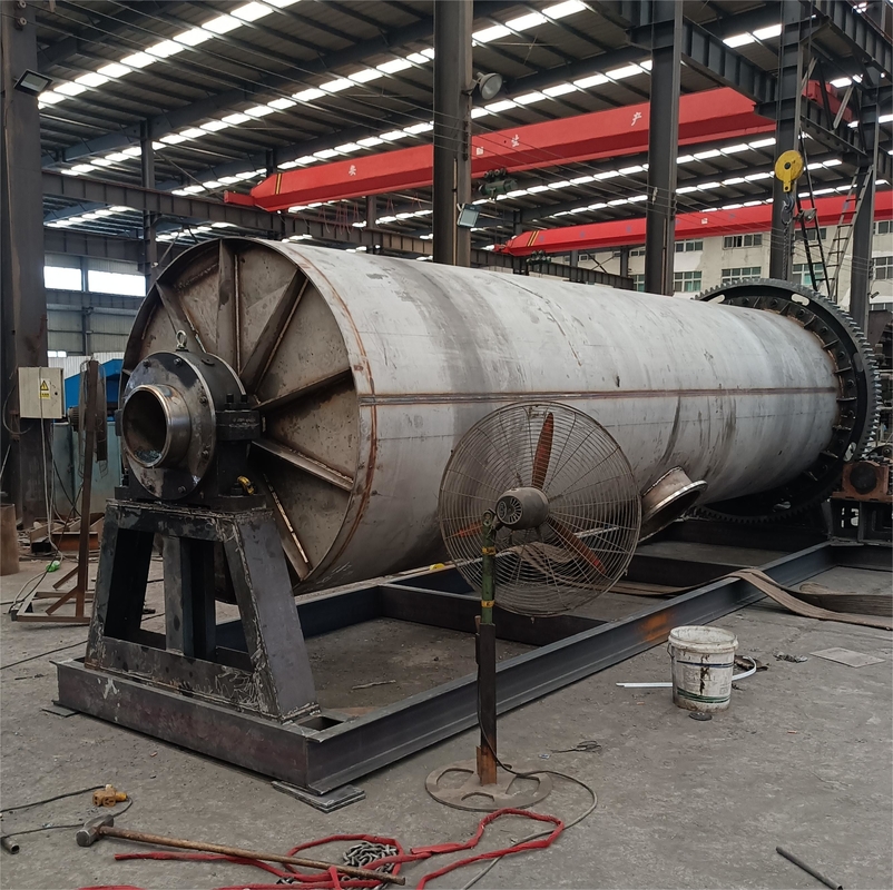 Paslanmaz çelik 310S seri öğütme top değirmen 1-30t/h Yapısal çelik çerçeve ile