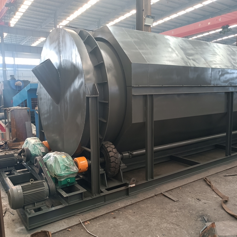 10-300t/H Rotary Screen Karbon Çelik Kaba Parçacıkları Ayrıştırmak İçin Yüksek Etkinlik
