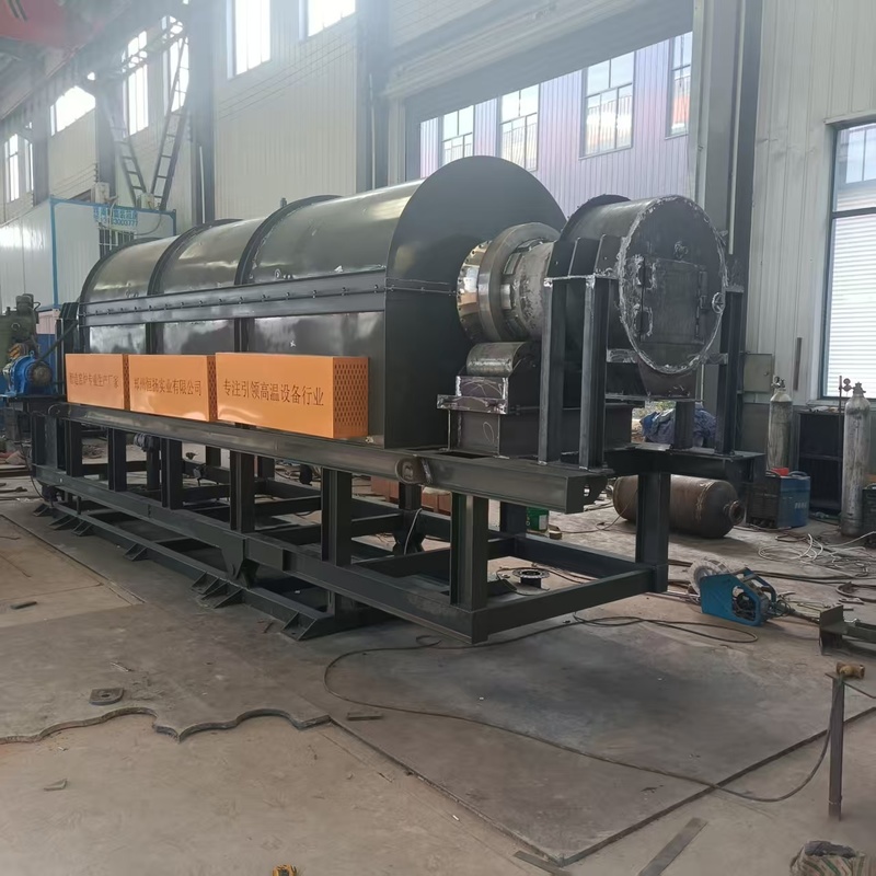 Yüksek Sıcaklık (1050°C) Termal İşlem için Özelleştirilebilir Kapasiteli Dolaylı Elektrikli Isıtmalı Döner Fırın