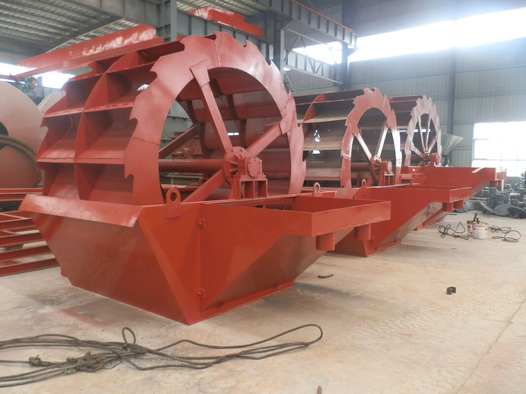 Wheel Sand Washing Machine with 15-200t/h Capacity for Sand Washing and Grading Made of Carbon Steel