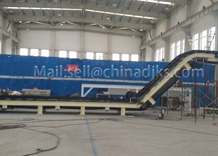 OEM Endüstriyel Eğimli Bantlı Konveyör Beyaz Renk Q235 Yapısı