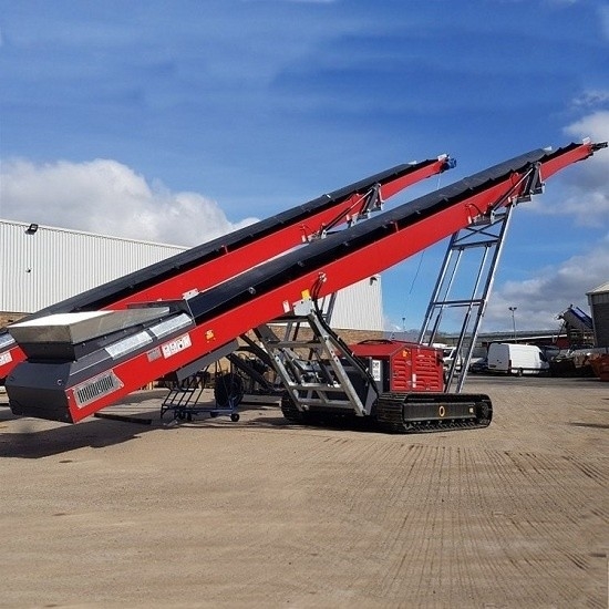 Taş Kırma Tesisi için 20-1500T / H Paletli veya Kamyona Monte Mobil Konveyör
