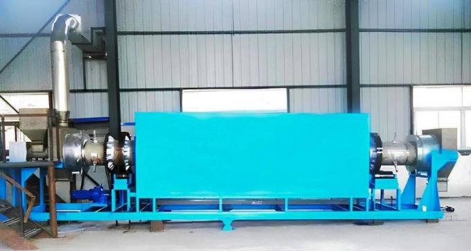 Sürekli çalışan elektrikli ısıtıcı piroliz fırını tesisi 30kg/saat 1